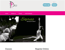 Tablet Screenshot of dixondancestudio.com